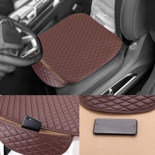 Universal PU Leather Car Seat Covers Anti-slip For Toyota Lada Renault Kia Volkswagen Honda BMW BENZ Car Accessories