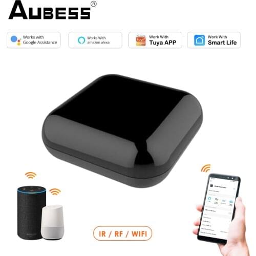 Tuya WiFi RF+IR Universal Remote Controller RF Appliances Smart Life App Voice Remote Control Work With Alexa Google Smart Home