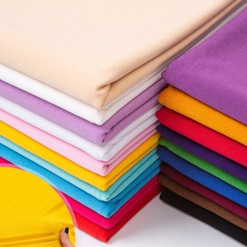 100*170cm high stretch knitted four-sided stretch milk silk spandex fabric performance dance clothes pure color handmade fabric