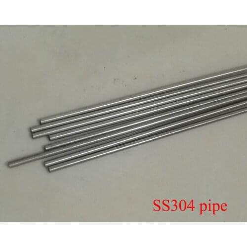 2mm/2.5/3mm, Hard Condition SS304 Stainless Steel Small Pipe Diy Tube, Length about 300mm/pc, 8pcs/lot