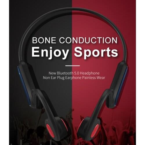 A9 Waterproof Bone Conduction Headphones Bluetooth 5.0 Open Ear for Cycling Driving Sports