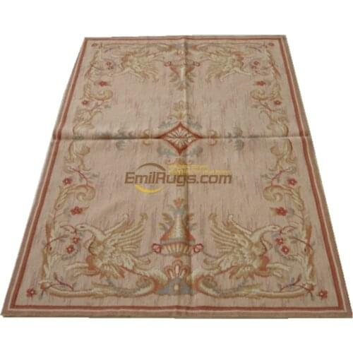 Flower rug needlepoint rugs chinese wool carpet gobelin wall carpet woven wool carpet