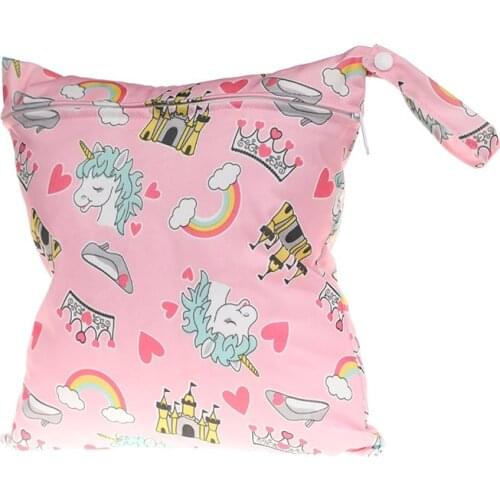 [CHOOEC] 2020 New Small Size:28X30cm Wet Bag Washable Reusable Cloth diaper Nappies Bags Waterproof Swim Sport Travel Carry bag