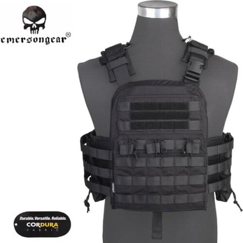 EMERSON CP Style Cherry Plate Carrier Combat Tactical VEST NCPC Genuine Black EM7435F