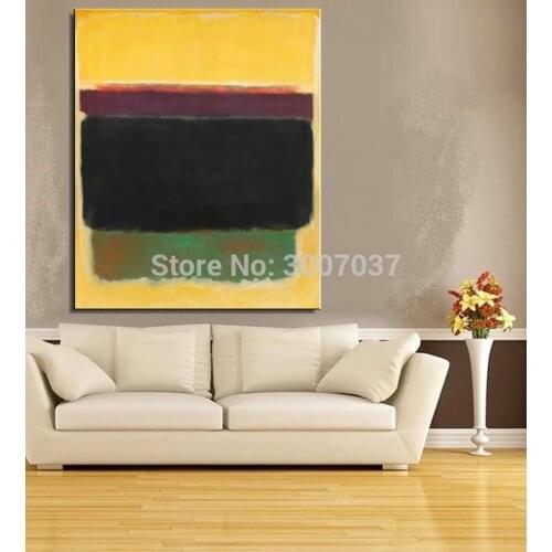 Mark Rothko Still life Classical oil Painting Drawing art Unframed Canvas kitchen iron gemstone brass wall 100%handpainted