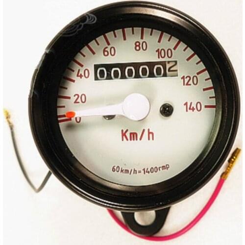 Motorcycle Retro Modified Meter Kilometer Meter Odometer Iron Horse Black Non-return Zero CG125 Grass Fly Up