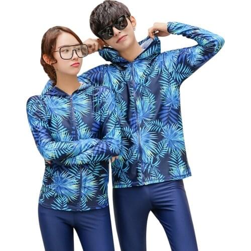 Mens Womens Rash Guards set Full Body Sun UV Protection Long Sleeve Rashguards Swimsuit Surfing Snorkeling Bathing Suits