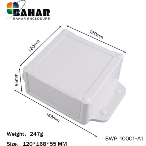 Wall mount waterproof electrical box ABS plastic enclosure junction box 168*120*55mm ip68 outdoor waterproof distribution box