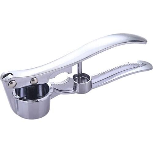 1 Pcs Garlic Press Crusher Mincer Chopper Peeler Squeeze Cutter Stainless Steel Ginger