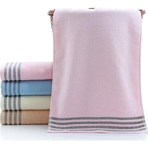 Plain Cotton High Quality Soft Face Towel 73x34cm Gift