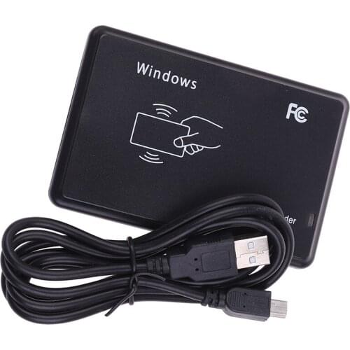 RFID Reader USB Port EM4100 TK4100 125khz ID Contactless Sensitivity Smart Card Support Window System/Linux