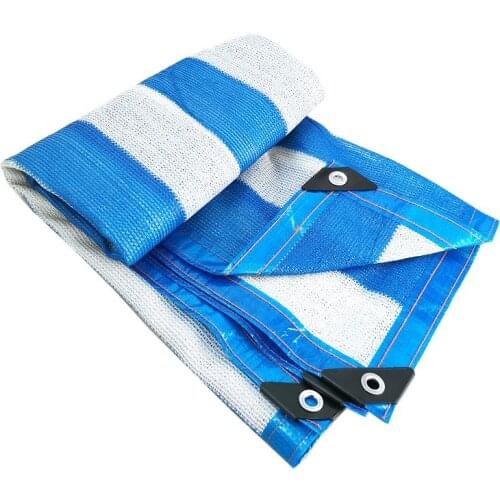 Blue HDPE Anti-UV Sunshade Net Balcony Bonsai Succulent Plant Cover Garden Sunscreen Sunblock Shade Cloth Car Cover Shading Net