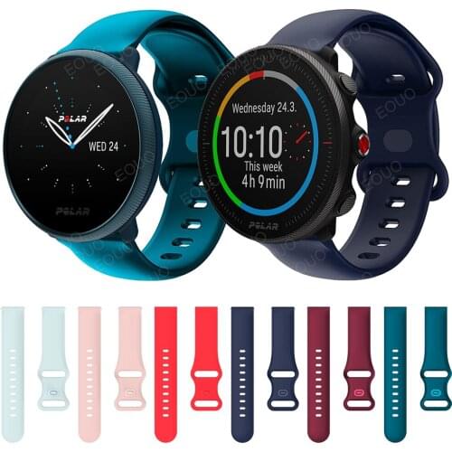 Sport Silicone Strap For POLAR VANTAGE M2 M/GRIT X/IGNITE 2/UNITE Smartwatch Band Watchband Wristband Bracelet Accessories