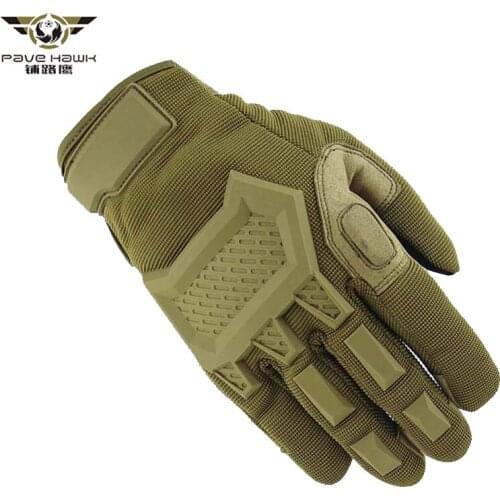 Touch Screen Tactical Military Gloves Army Paintball Shooting Airsoft Combat Bicycle Rubber Anti-Skid Full Finger Gloves M-XL