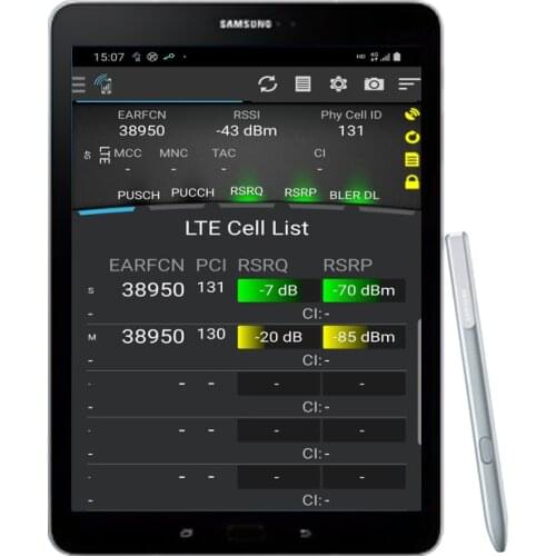 Tems&Nemo samsung Galaxy Tab S3 Tems Pocket WiFi test phone