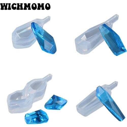 2019 New Fashion 1PCS Water Drop Charms Craft DIY Transparent UV Resin Liquid Silicone Molds for Necklace Earring Making Jewelry