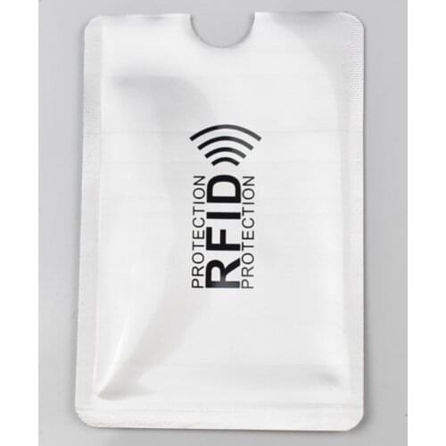 1000pcs RFID Blocking Sleeves Anti Theft RFID Card Protector RFID Blocking Sleeve Identity Anti-Scan Card Sleeve