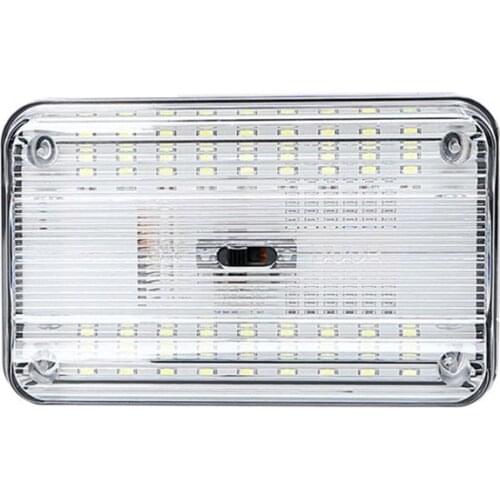 DC 12V 36 LED Car Truck Dome Roof Light Vehicle Auto Ceiling Interior Light Lamp, White Light with On/Off Switch for Cars