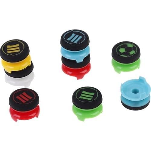 2PCS Rubber Extender Cap Thumbstick Grips Cover For PS4 Thumb Controller