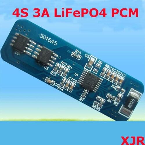 4S 3A 12.8V LiFePO4 BMS/PCM/PCB battery protection circuit board for 4 Packs 18650 Battery Cell