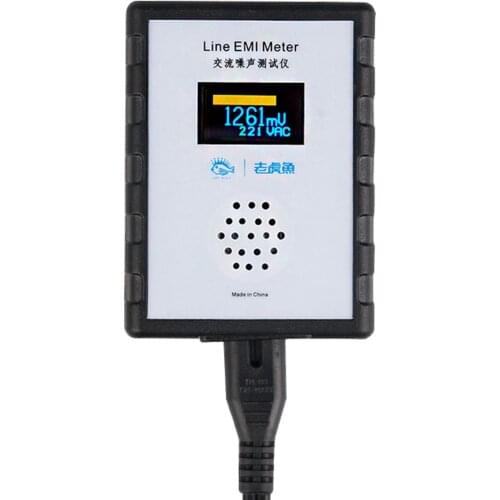 50/60Hz 10KHz-10MHz Line EMI Meter Mains Noise Analyzer EMI Measuring Device OLED os12 Sound Level Meters AC 85Vac - 250Vac