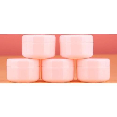 50pcs/lot 20ml 20g Empty Sample Container Jars with Inner Liner, Travel Jar Set with Lid for Lip Balm Cosmetic Cream Lotions Lip