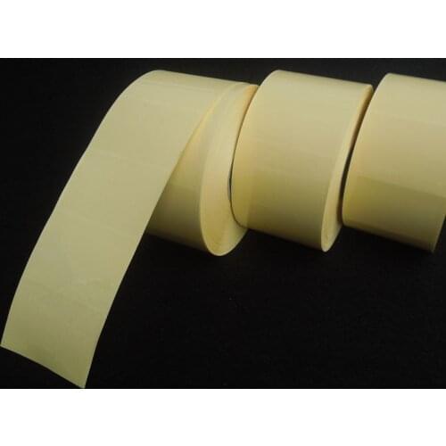 60mm*40mm*1000PCS 50# transparent PET waterproof adhesive label paper does not punch stickers