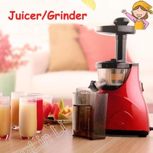 Automatic Juicer Electric Fruit Juicing Machine Stainless Steel Cold Press Extractor Squeezer Home use
