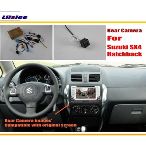 Liislee Car Rear View Camera / Back Up Reverse Camera Sets For Suzuki SX4 SX-4 SX 4 Hatchback / RCA & Original Screen Compatible