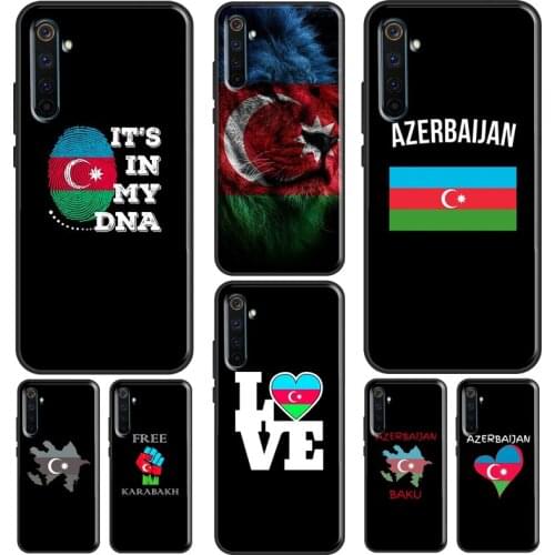 Azerbaijan Heart Love Flag Case For Realme 6 7 8 Pro Q3 GT Neo C21 C15 C3 Funda For OnePlus 8 Pro 9 Pro Nord 7T 8T 9R
