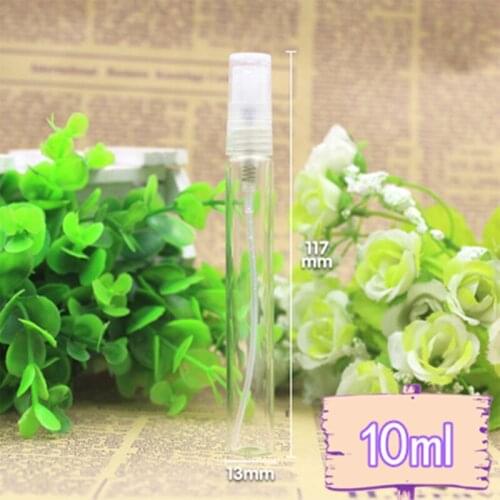 Free Shipping 500pcs/lot 10ML Glass Refillable Fragrance Perfume Atomizer Perfume Bottle Glass Sprayer Bottle