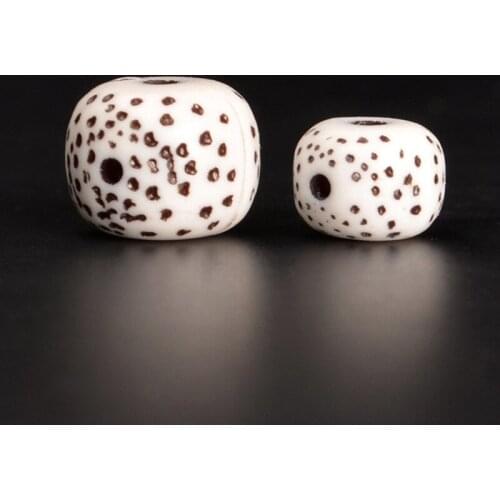 100 PCS Tibetan beads imitation the Leaves the bodhi son hole beads to fit bracelets necklace Diy jewelry accessories 127bz