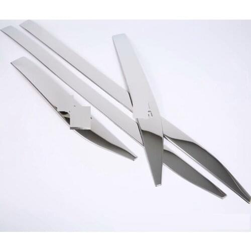 For Hyundai ix35 2018-2020 4PCS Car Styling stainless steel Exterior Car Side Door Body Trim Molding Accessories Cover Trim