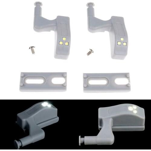 ED Under Cabinet Light Universal Wardrobe Light Sensor Led Armario Inner Hinge Lamp For Cupboard Closet Kitchen