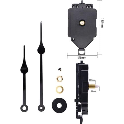DIY Quartz Pendulum Trigger Silent Clock Movement Mechanism with 16 Music Box