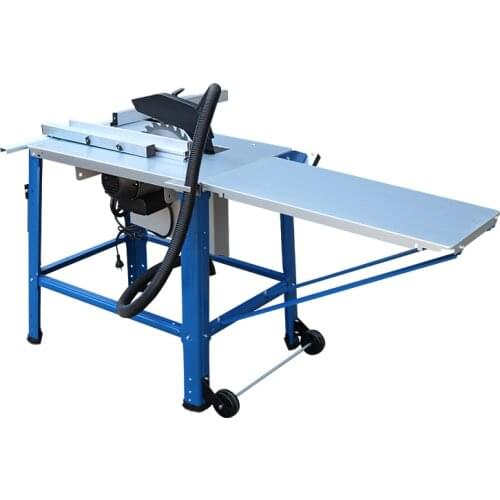 MJ12 Sliding Table Saw For Woodworking With Handles For Adjusting Height And Angles