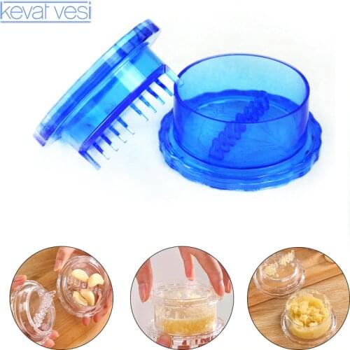 1PC Potable Garlic Press Garlic Crusher Multi-Usage Garlic Chopper Cooking Vegetables Ginger Squeezer Kitchen Accessories