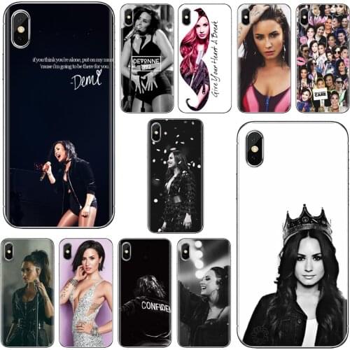 For Samsung Galaxy Note 3 4 5 8 9 S3 S4 S5 Mini S6 S7 Edge S8 S9 S10 Plus Demi Lovato Soft Cases Cover