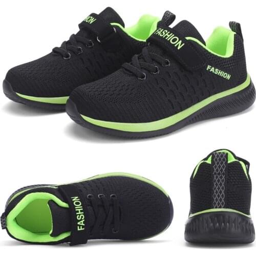 2021 New Children Sport Shoes For Boys Sneakers Fashion Breathable Kids Casual Walking Sneakers Lightweight Girls Running Shoes