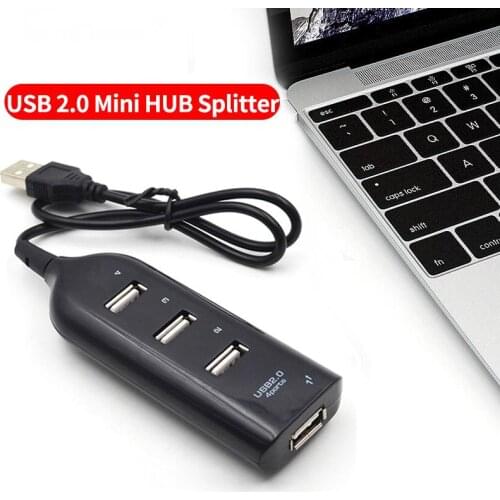 Liser USB 2.0 Multi-port Hub Distributor High Speed Adapter Suitable for PC Laptop Accessories