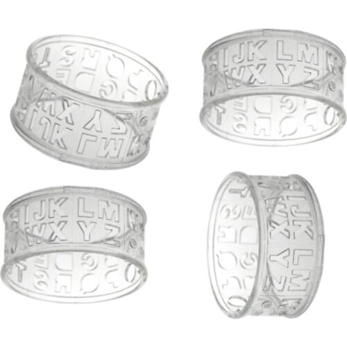 Letter Pattern Golf Ball Liner Marker Template Drawing Alignment Tool Gadget Putting Aids Letter Transparent Tool