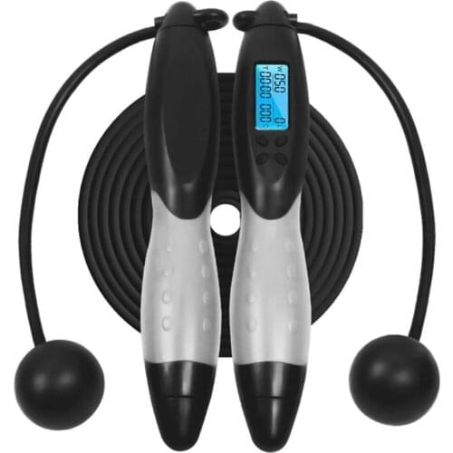 Speed Skipping Rope Smart Digital Counter Bodybuilding Aerobic Exercise Fitness Workout Training Jump Rope скакалка