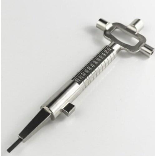 Heavy Duty Sliver Locksmith Tool Multi Purpose Cylinder Gauge Stepped Spindle and Cam Equipments Locksmith Tools