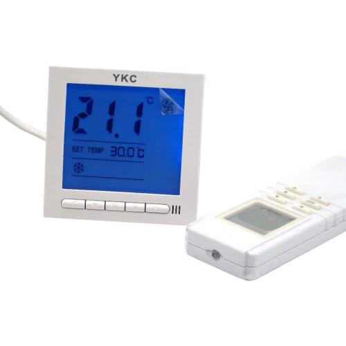 Memory recall Infrared remote Fan Coil thermostat with Hot cold