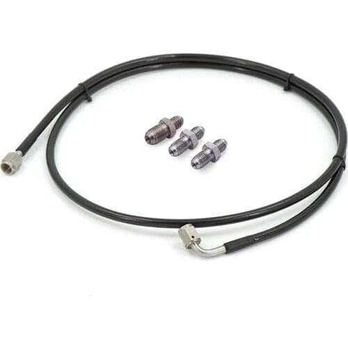 1.2m Master To Slave Cylinder Complete Stainless Clutch line With An3 Fitting For 06-15 Honda Civic Si