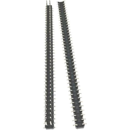 2.54MM Pitch 2x40 Pins SMD SMT 1x 40 Pins Male Double Row Pin Header Strip