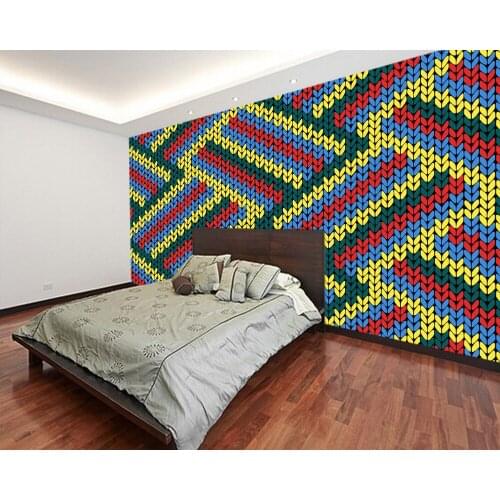 Custom 3D wallpaper,vintage Knitted mottled texture mural for living room bedroom sofa background home decoration wallpaper