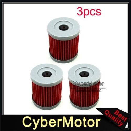 3x Oil Filter For SUZUKI DRZ 400 400E 400X 400SM KLX 400SR
