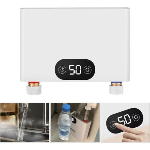 5000W Instant Household Demand Water Heaters Kitchen Aid Bathroom Small Quick-Heating Water-Free Hot Water Treasure