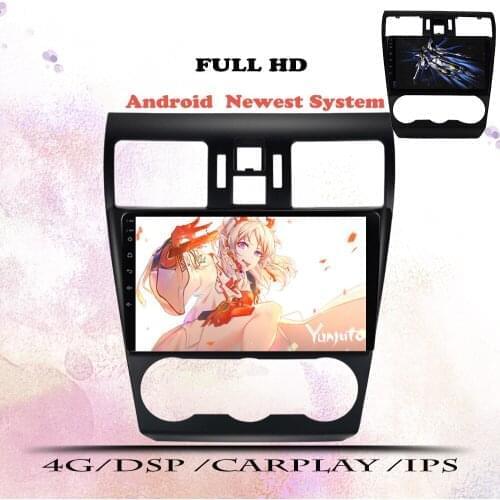 9" HD Car Android Radio Vedio GPS Multimedia Player For Subaru WRX 2012 2013 2014-2020 GPS Navigation Carplay Auto Head Unit